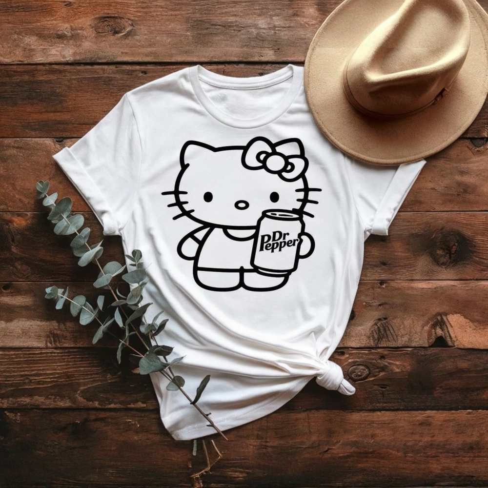 Hello Kitty White Graphic T-Shirt